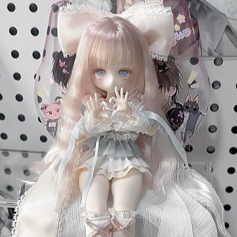 Momotale 8-Punkt MJD Bewegliche Puppenmädchen Körper Serie Trendige Anime Actionfiguren Ornamente Sammlerstück Girlheart Geburtstagsspielzeug
