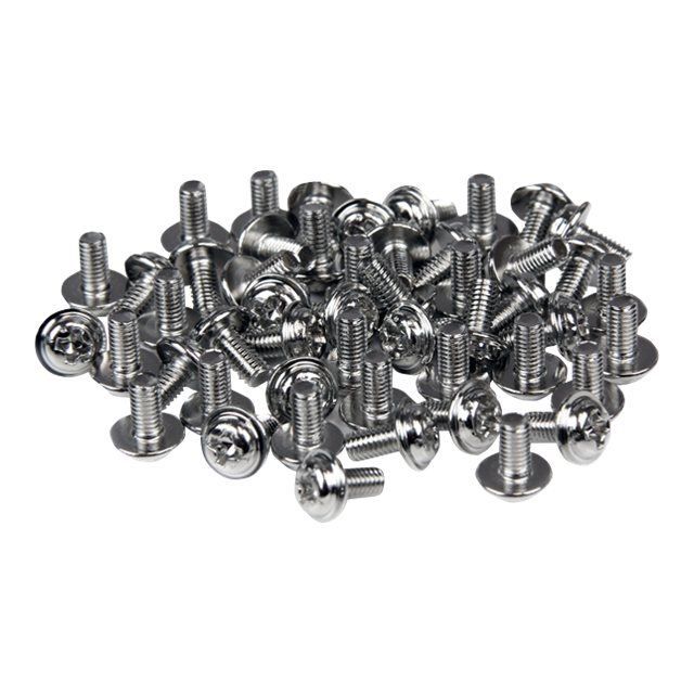 Vis de montage dordinateur - STARTECH - M3 x 6 mm - Pack de 50 - 6,3 mm - Kit de visserie