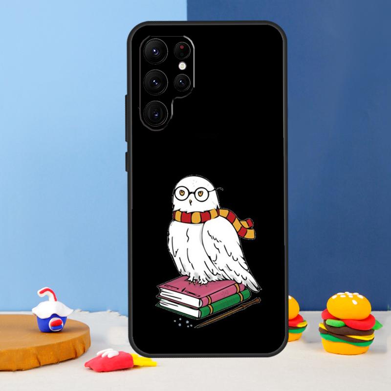 Cartoon Owl Collage Phone Case For Samsung Galaxy S24 S25 Ultra S9 S10 S20 S22 S21 S23 Plus S24 FE Cover Coque