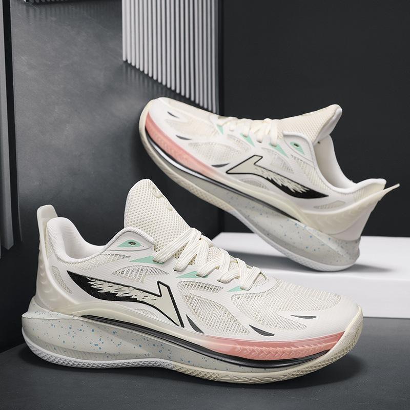 

Autumn models 12 actual combat basketball shoes men s and women s mesh breathable, cushioning, non-slip and wear-resistant professional competition 36