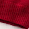 MIIOW Men's V-Neck Scarf Collar Knitted Sweater