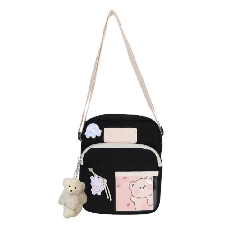 Cute and Practical Crossbody Bag Japanese Aesthetic Durable Nylon Shoulder Bags
