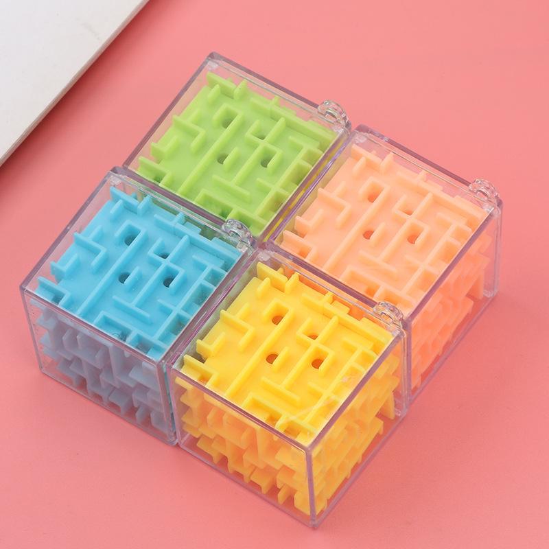 Шестисторонній 3D-куб-лабіринт: Дитяча розвиваюча іграшка-пазл, що обертається