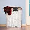 50 Pcs Reble Storage Bin Labels - Clip On Closet & Basket Holder with 4 White Chalk Labels