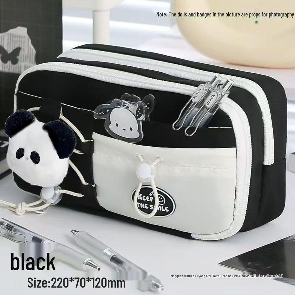 2025 Trendy Large-Capacity Pencil Case for Middle School Girls: Stylish & High-Value Stationery Box