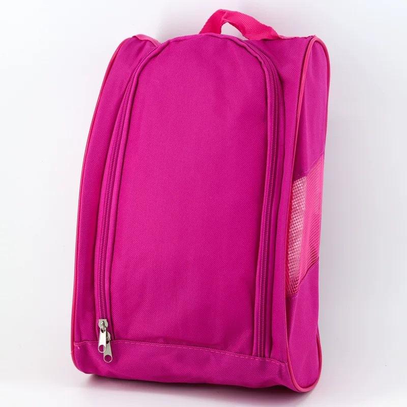 Portable Golf Shoe Bag Oxford Cloth Shoe Carrier Breathable Lightweight Dustproof Handbag for Football Tennis Sports