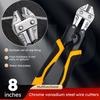 Bolt Cutter 8", Chain Lock Cutter Heavy Duty For Locks Screw Cutter Chain Link Fence Cutter Scissors Tools