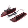 2Pcs Rear Bumper Driving Light LED Brake Parking Lamp Fit for Honda City 2017‑2018