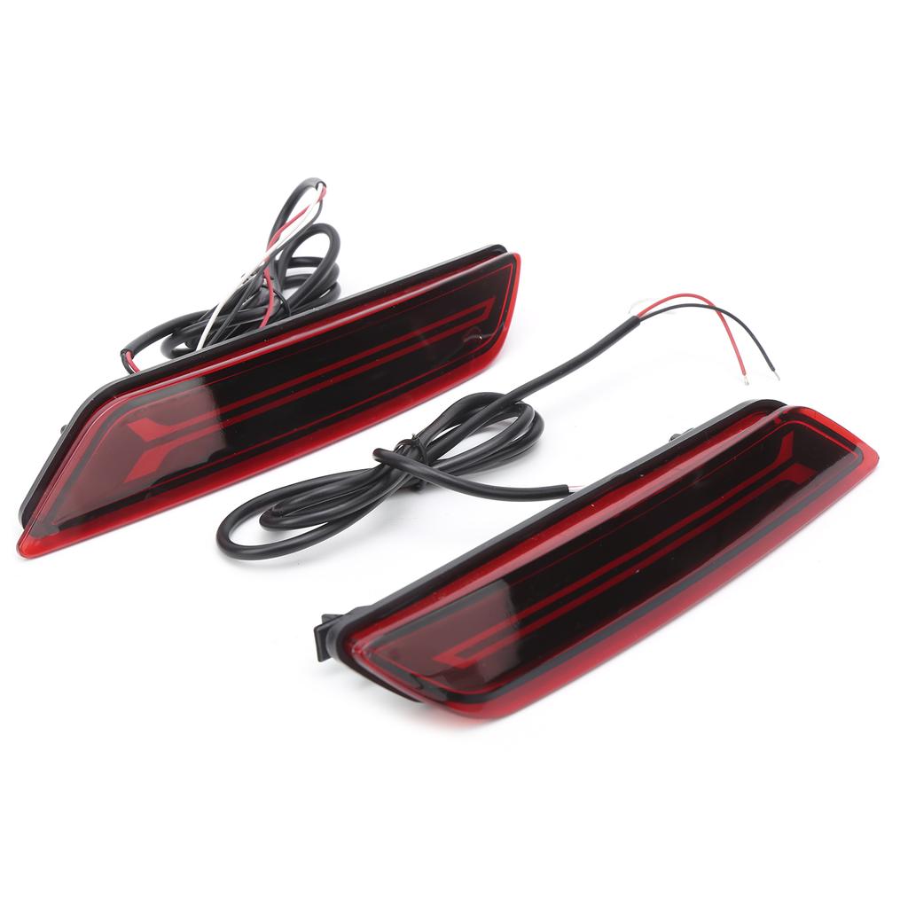 2Pcs Rear Bumper Driving Light LED Brake Parking Lamp Fit for Honda City 2017‑2018
