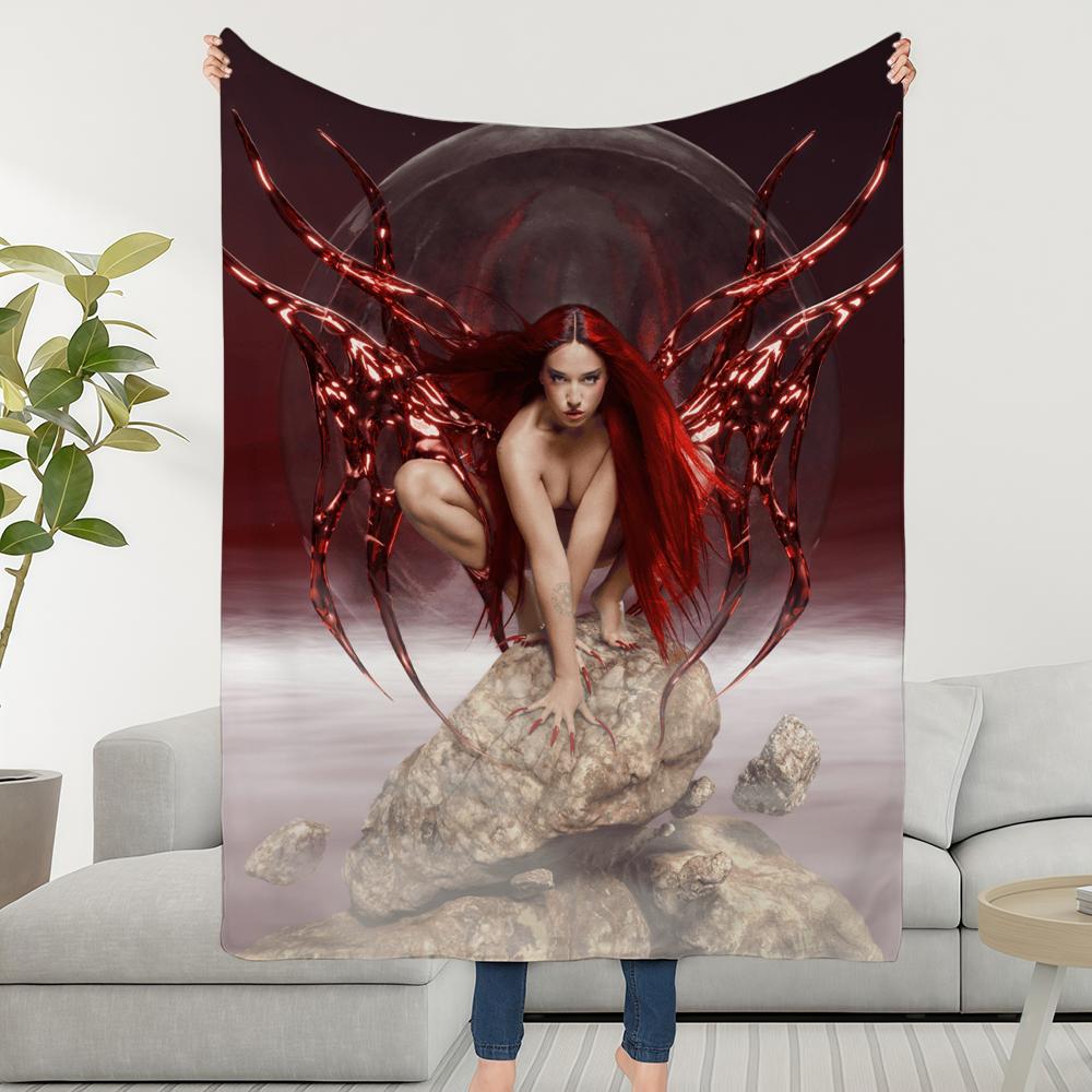 DRAGON Blanket NAVE Throw Super Cosy Plush Living Room Lola Sofa Couch Indigo Childish Birthday Gifts