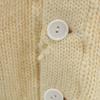 HANSON 70s Wool Blend Vintage Long Sleeve Junk Cardigan White Men's Used