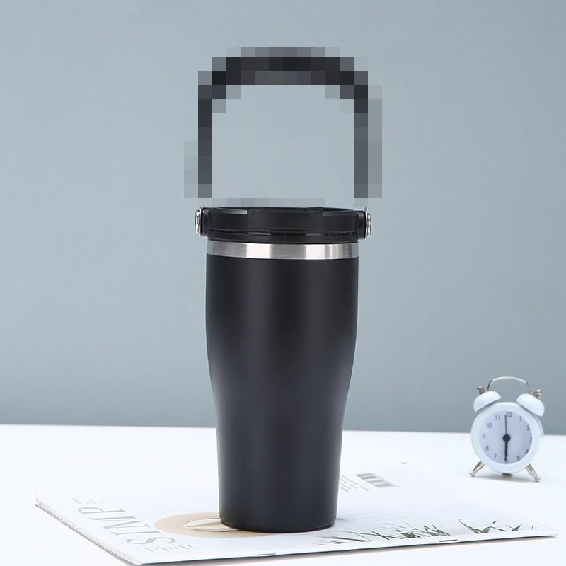 Stainless Steel Vacuum Insulated Travel Mug With Handle 20oz Double Wall Thermos Outdoor Sports Car Office