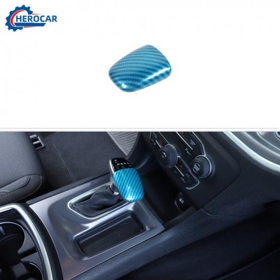 Light Blue Gear Shift Knob Cover Trim for Dodge Challenger Charger 15+&Durango