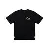 Palace X Evisu Seagull Logo Print Crew Neck Short Sleeve T-shirt Unisex Tops Black P21EVTS006