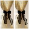 2PCS Non Drilled Curtain Clips Home Decor Curtain Tieback Romantic Bow Curtain Tie  Home Decor