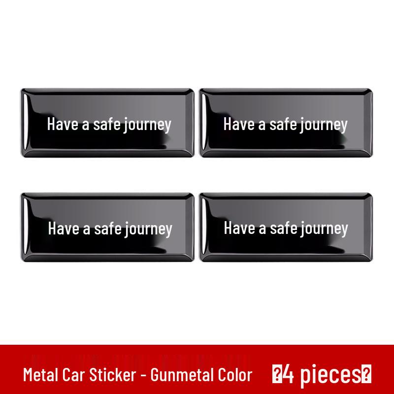 Suitable Sticker for Mengshi 917/M817/M800 Cars: Metal Car Emblem, Decorative Door Handle for Interior Modification.