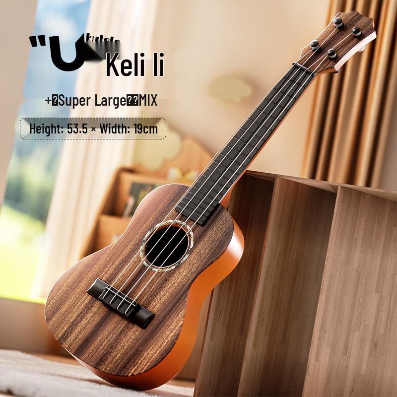 Realistic Guitar Playable Ukulele Toy for Children's Musical Education