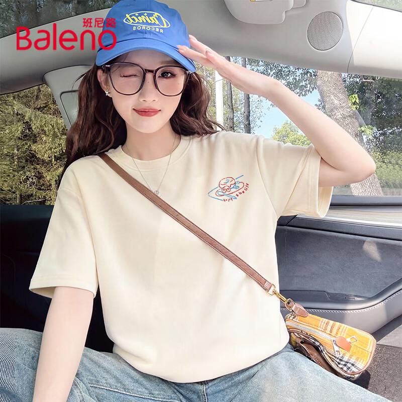 Baleno Women s Printed Pure Cotton Short Sleeve T-Shirt XL