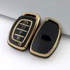 4 Button Key Case For Hyundai Ix35 Ix45 I10 I30 I40 Tucson Santa Fe Rena Sonata Elantra Creta Fashion Tpu Car Key Cover Keychain