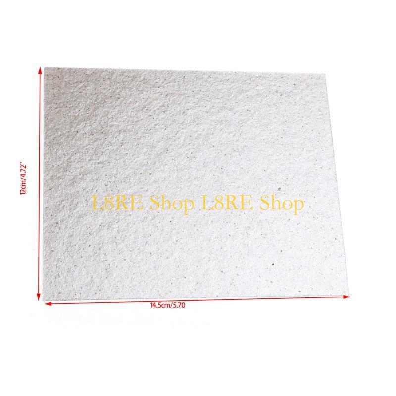 L8RE Useful Mica Plates Sheets Microwave Oven Repairing Part Kitchen Tool 145 x 120mm