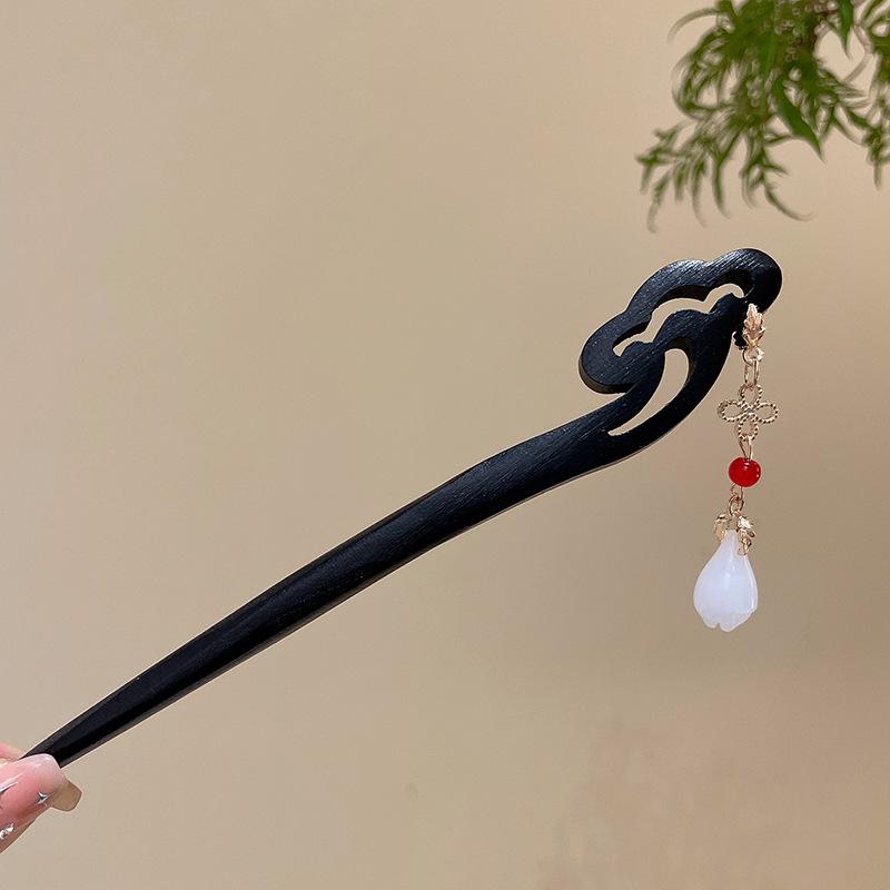 Luxusní retro čínská sponka do vlasů s třásněmi pro ženy - Všestranná slitinová spona do vlasů pro elegantní drdoly