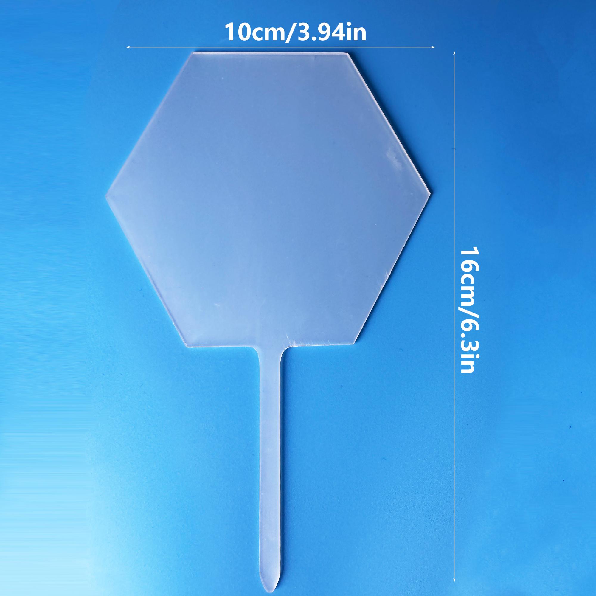 3pcs Round Transparent Happy Birthday Cake Topper Acrylic Creative Birthday Party Cake Decoration 3pcs