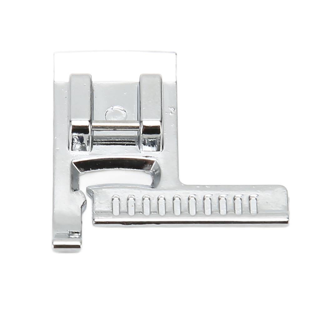 Guide Presser Foot Adjustable Ruler Design 2mm Spacing Q235 Steel Sewing Hemming Foot for Household Electric Machine