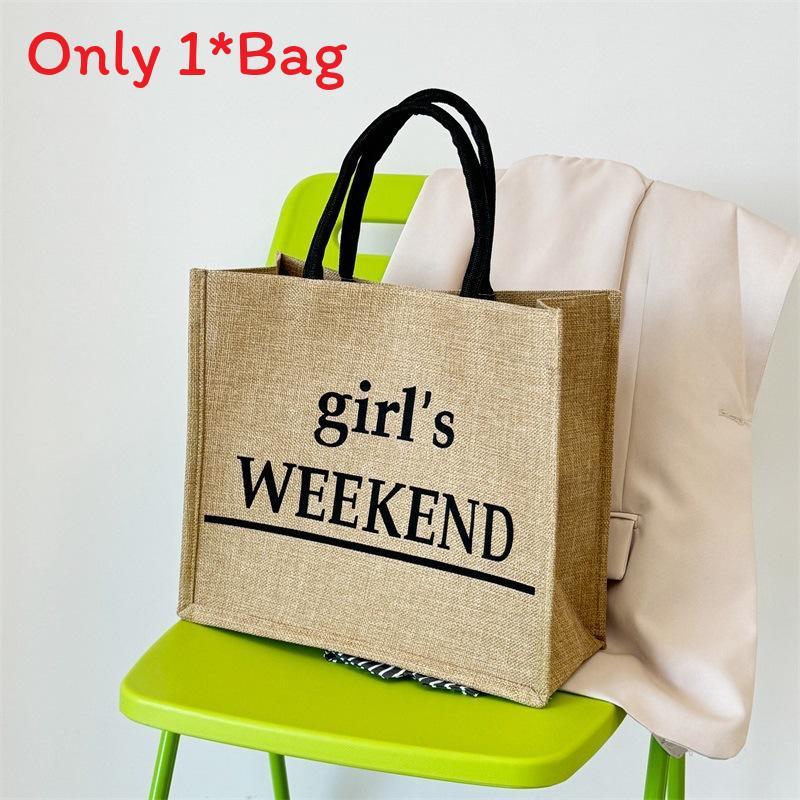 Snoopy Mickey Pattern Tote Bag With Cotton Linen Material For Daily Use And Trendy Casual Style