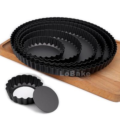 3 4 6 8 9 10 11 Zoll Loser Boden Wellenförmig Rund Chrysantheme Kohlenstoffstahl Pizzaform Harte Antihaftbeschichtung Kuchenform Bäckereiform DIY