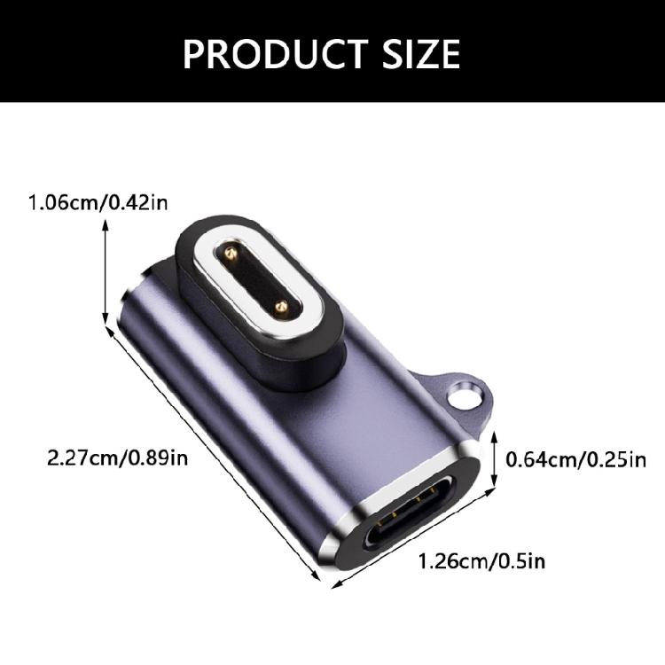Metal Magnetic Charging Adapters Type C for imoo Z6A/Z6S/Z7/Z7A Childrens Smartwatch Converters Power Connectors