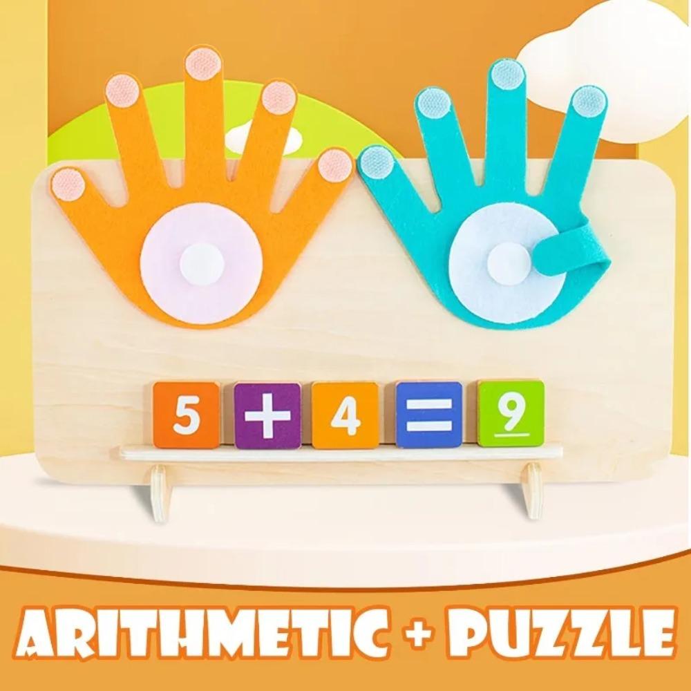 Jucărie educativă cu numere pentru copii mici, pentru numărarea pe degete, jucării matematice, materiale pentru școlarizarea la domiciliu, manipulabile matematice, jucărie Montessori