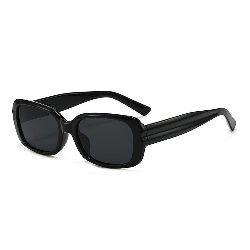 

Retro Square Uv400 Sunglasses For Women With Gray Lenses And Green Frame For Outdoor Activities Black Gray