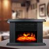 Home Warmer 1000W Elektroheizung Mini Handliche Flamme Warmluftventilator EU-Stecker