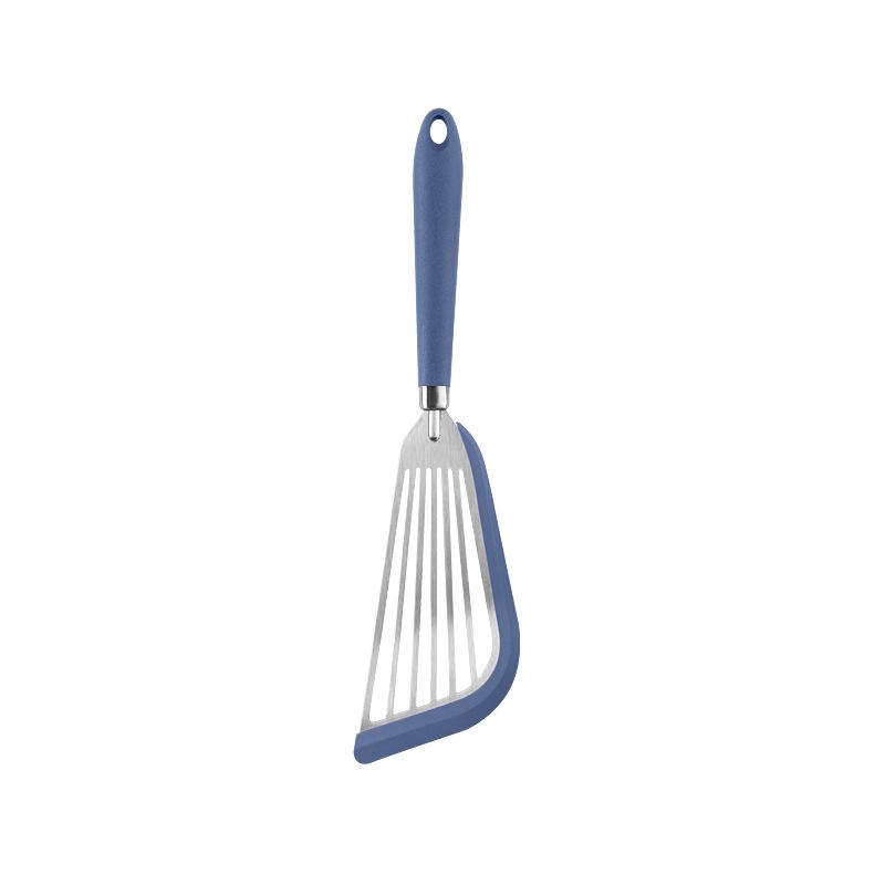 New small silicone frying shovel kitchen non-stick pan frying fish shovel household leaked shovel cooking stir-fry shovel food grade