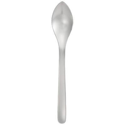 Sori Yanagi Cutlery with a Simple Form Designed for Ease of Use. Made In Tsubame-Sanjo, Japan. Grapefruit Spoon, Matte Finish, Dishwasher Safe. 18-8