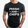 Phish And Chips Hacker Fall Clothes Aesthetic Streetwear Graphic T Shirt Comfortable Tshirts Printing St Patrick's Day
