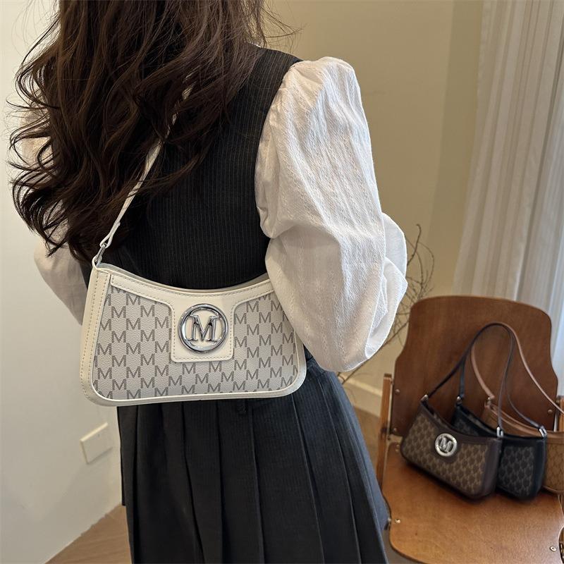 Neuer Alphabet Premium Retro Damen Trend Vielseitig Ein Schulter Schräg Span Tasche Damen Tasche Personalisiert