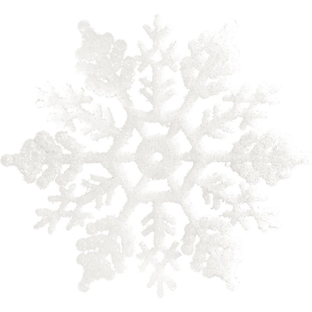 (Nikita) Transparent AcrylicSnowflake Flakes Snowflake String Shop Window Decorations Christmas Ornaments Pendant