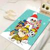 1Pc Santa'S Reindeer Journey Rug Office Carpet Indoor Outdoor Doormat Nonslip Soft And Comfortable Living Room Christmas Halloween Gift D91869