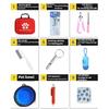 38Pcs Dog Cat First Aid Kit Emergency Care with Tick Remover Leash Pet Medical Supplies for Travel Hiking Home Essentials