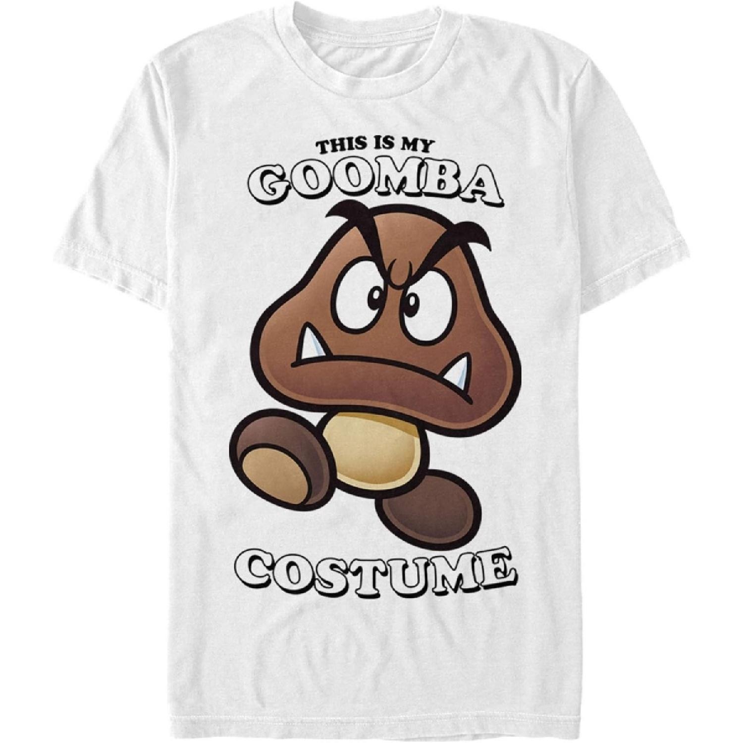 Fifth Sun Men s Nintendo Goomba Costume T-Shirt S белый