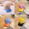Childrens Cartoon Bear Baseball Cap With Wide Brim For Sun Protection Summer Wear