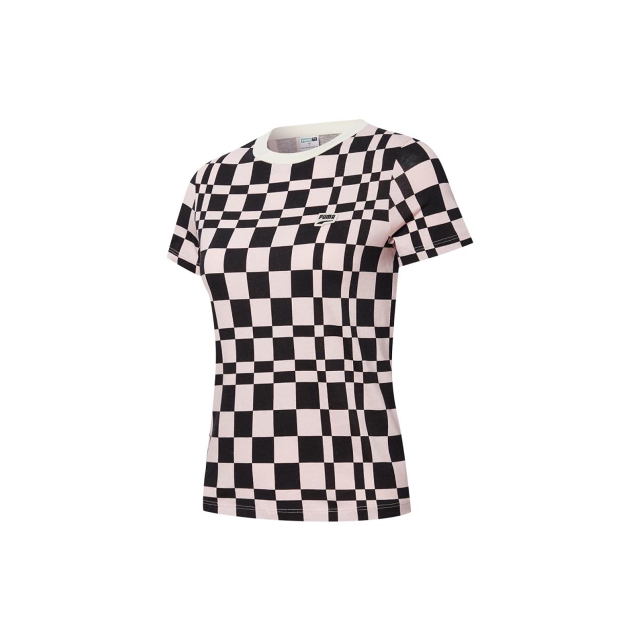 (WMNS) PUMA Downtown Round-Neck Pink/Red Women s 533046-36 L