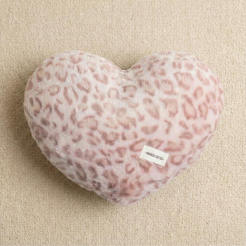 Plush Heart Shape Love Cushion For Living Room Sofa Decor Gift For Couples