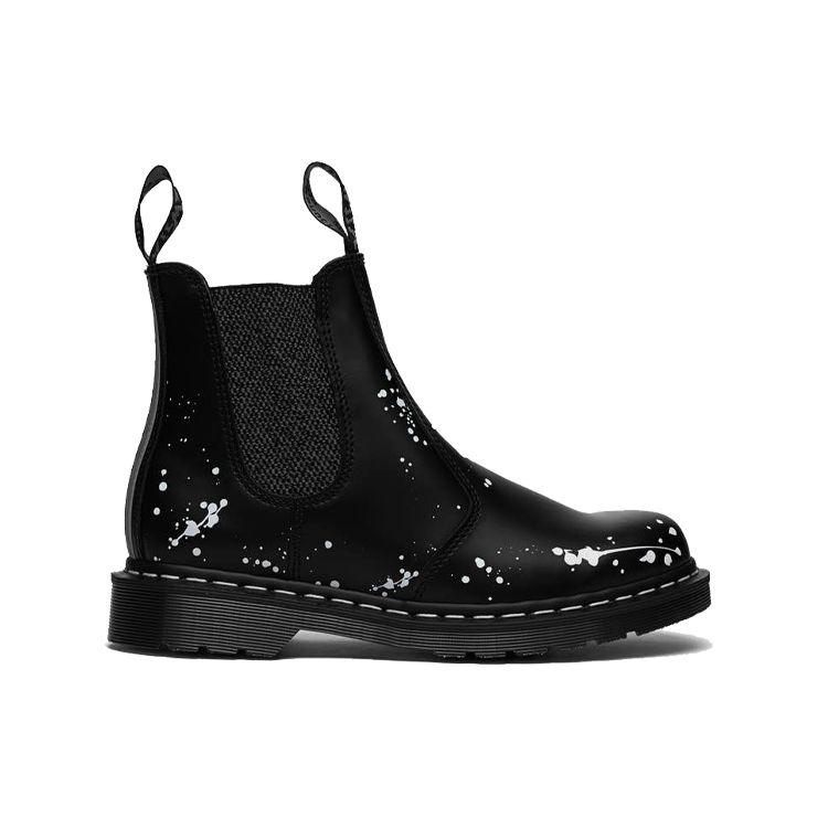 Dr. Martens Neighborhood X 2976 Made In England Chelsea Paint Splatter Unisex Sneakers Black White 27592922