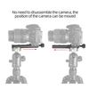 NNR150/NNR150S Camera Clamp Lens Quick Release Long Plate Clamp Mount Clip with Built-in High Contrast Bubble Level
