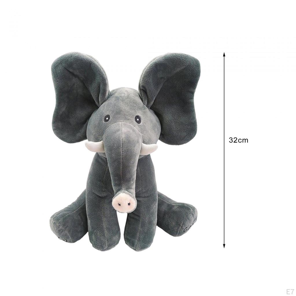 Baby Musical Toy Animated Elephant Singing Adorable Realistic Animal for Language