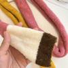 Knitted Striped Scarf Thin And Narrow Rainbow Color Scarf Fashion Women's Long Scarves  Daily Wear