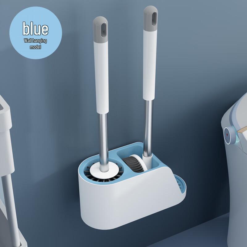 Wall-Mounted Silicone Toilet Brush
