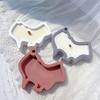 Map Dish Candle Holder Silicone Mold Charcuterie Board Resin Mould Concrete Coaster Tray Soy Wax Candle Mold